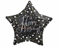 Foil balloon Sparkling Birthday EOL